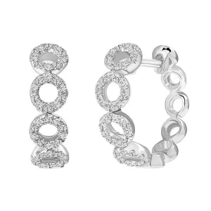 0.20ctw Diamond Earrings, White Gold