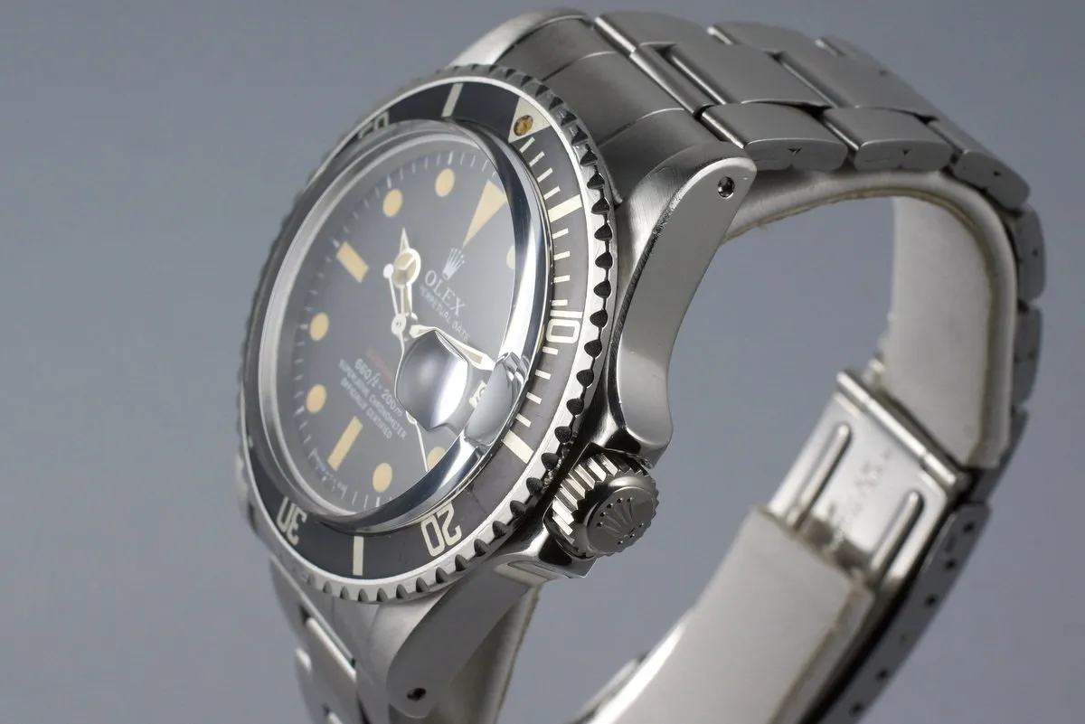 1971 Rolex Red Submariner 1680 Mark V Dial