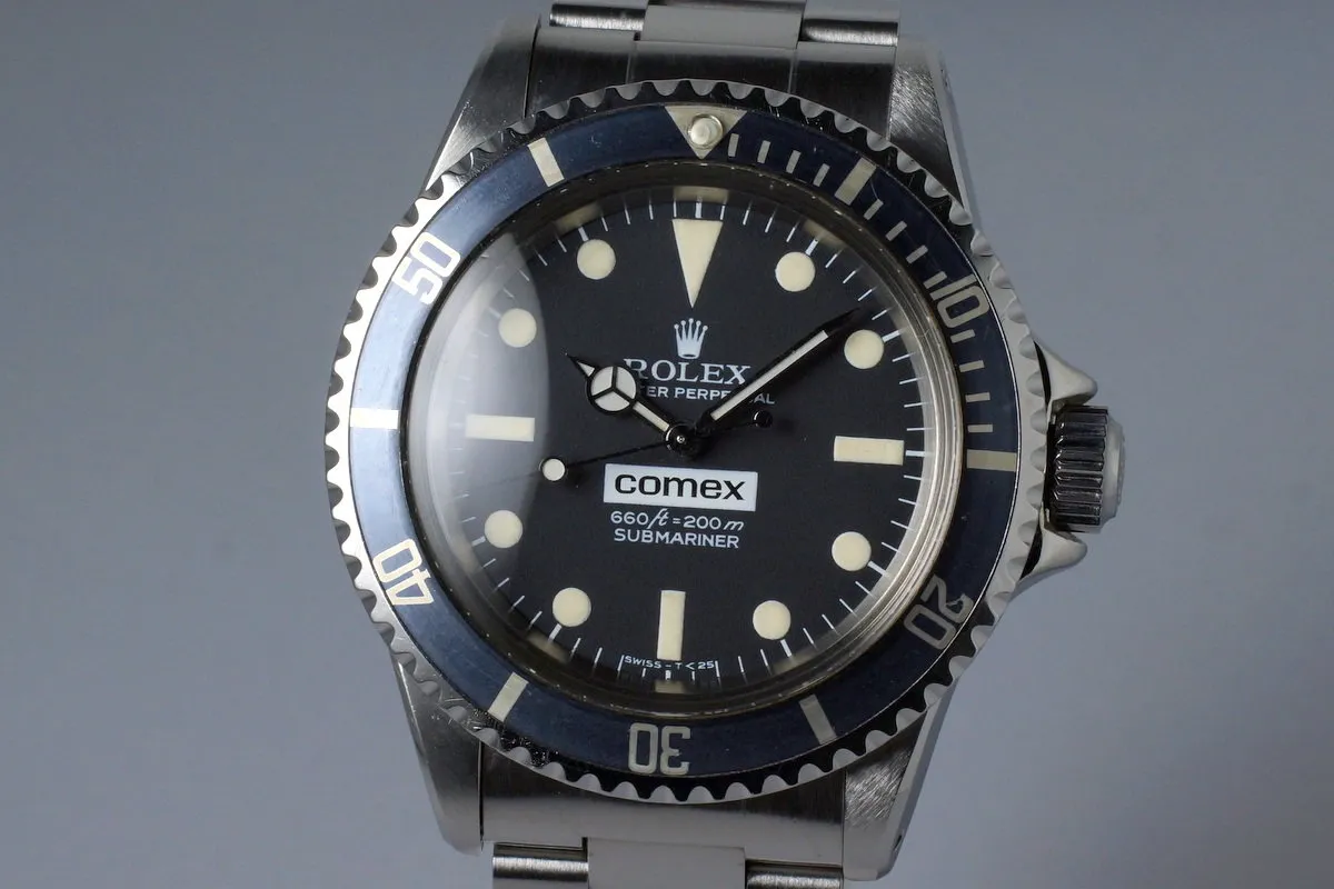 1977 Rolex Submariner 5514 COMEX with Henry Hudson Letter