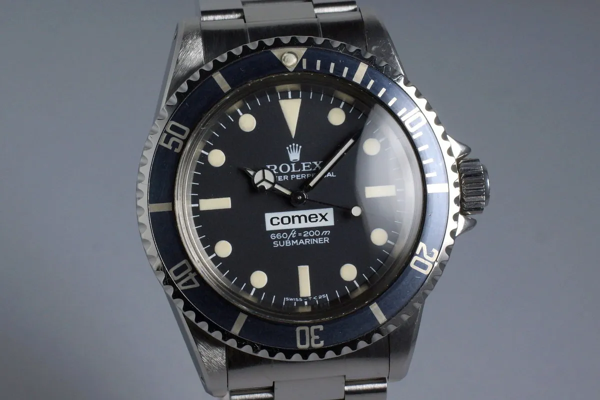 1977 Rolex Submariner 5514 COMEX with Henry Hudson Letter