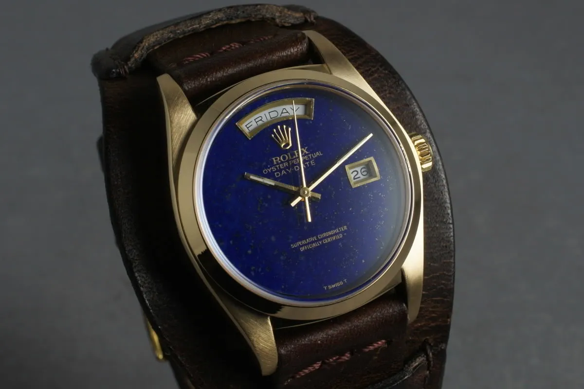 1979 Rolex Lapis President Day-Date 18038