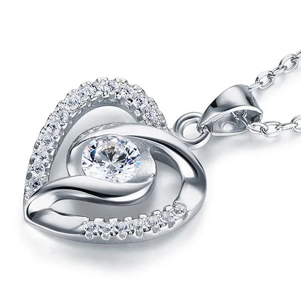 .5 Carat Heart Shape Necklace