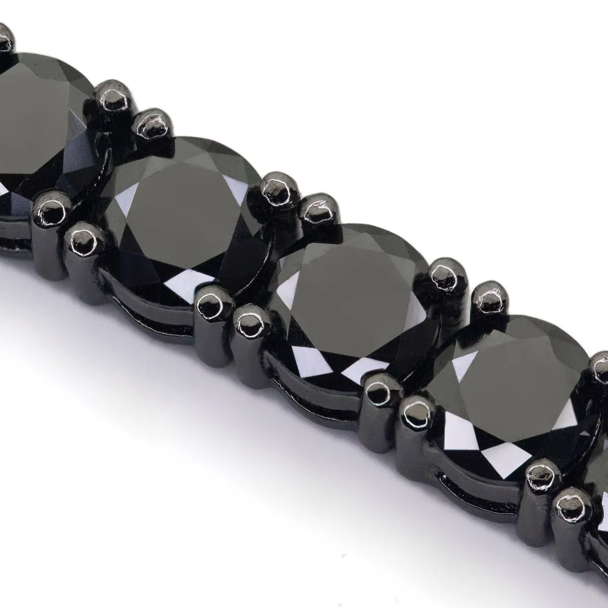 5mm Black Moissanite Tennis Chain