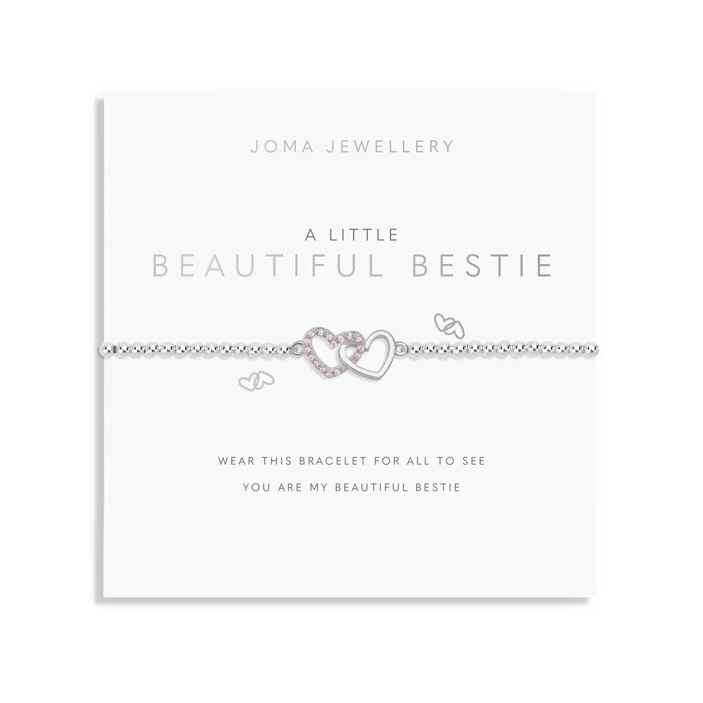 A Little Beautiful Bestie Silver Plated Bracelet 7413