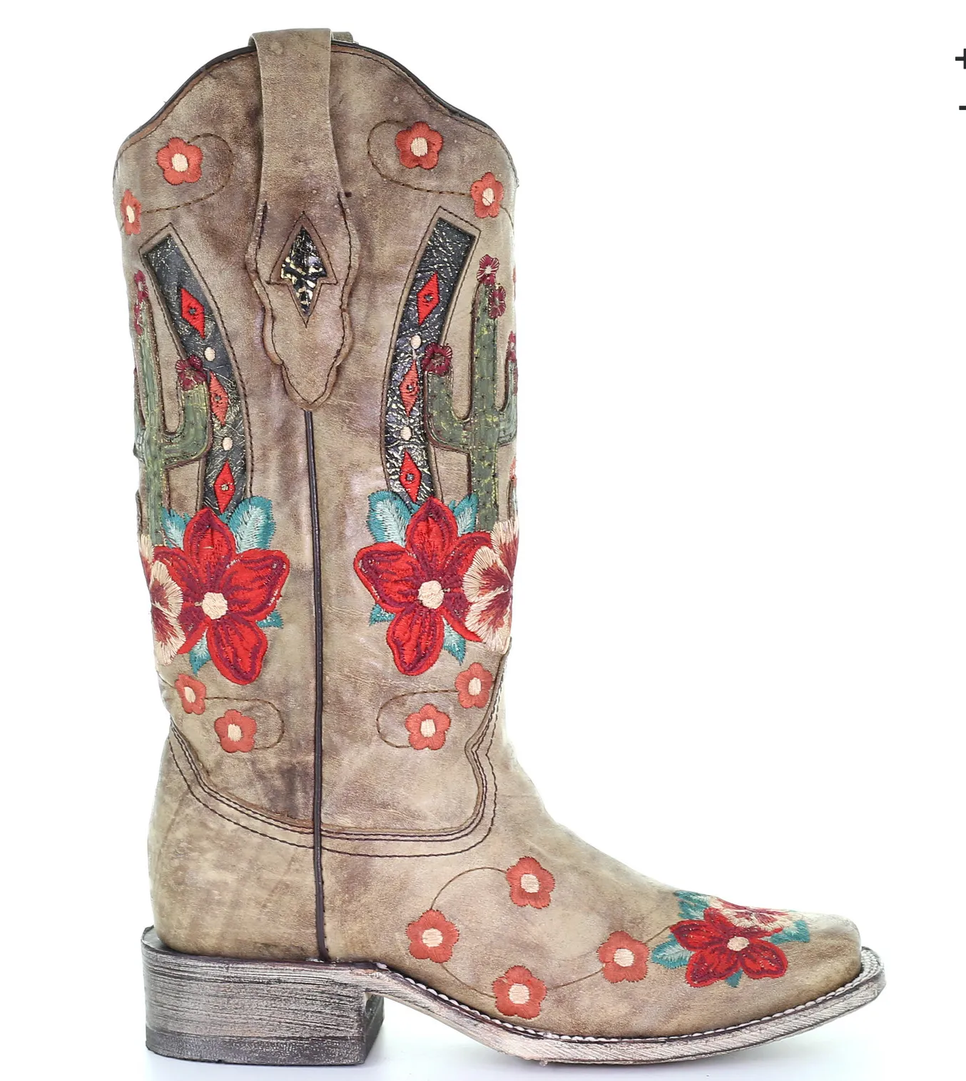 A3769 - Corral Women's Boot - Cactus Overlay