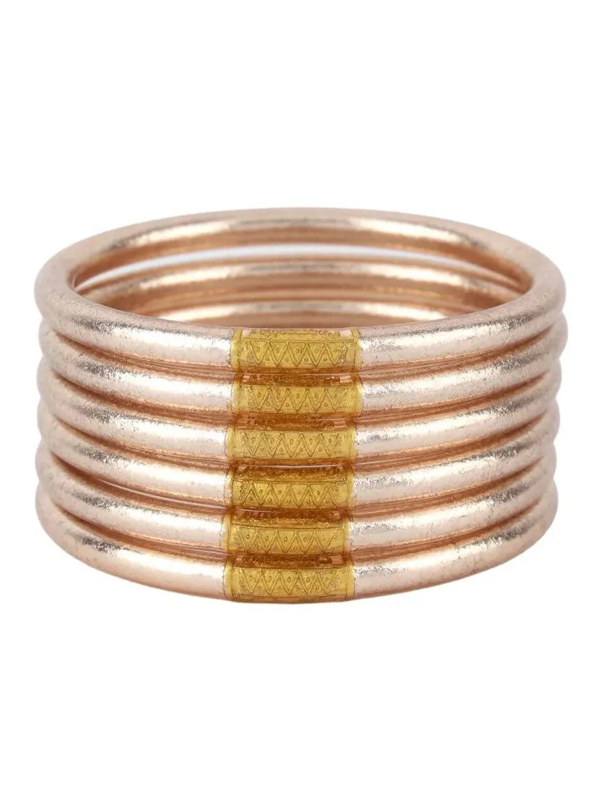 All Weather Bangles Champagne by BuDhaGirl