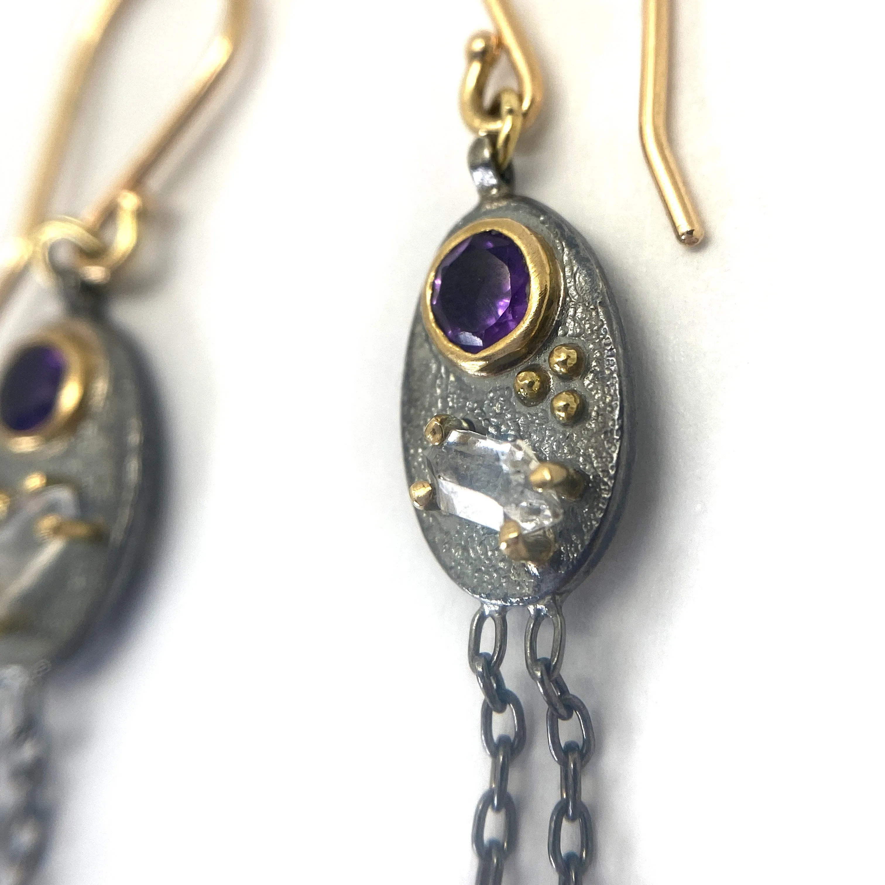 Amethyst Dangling Earrings