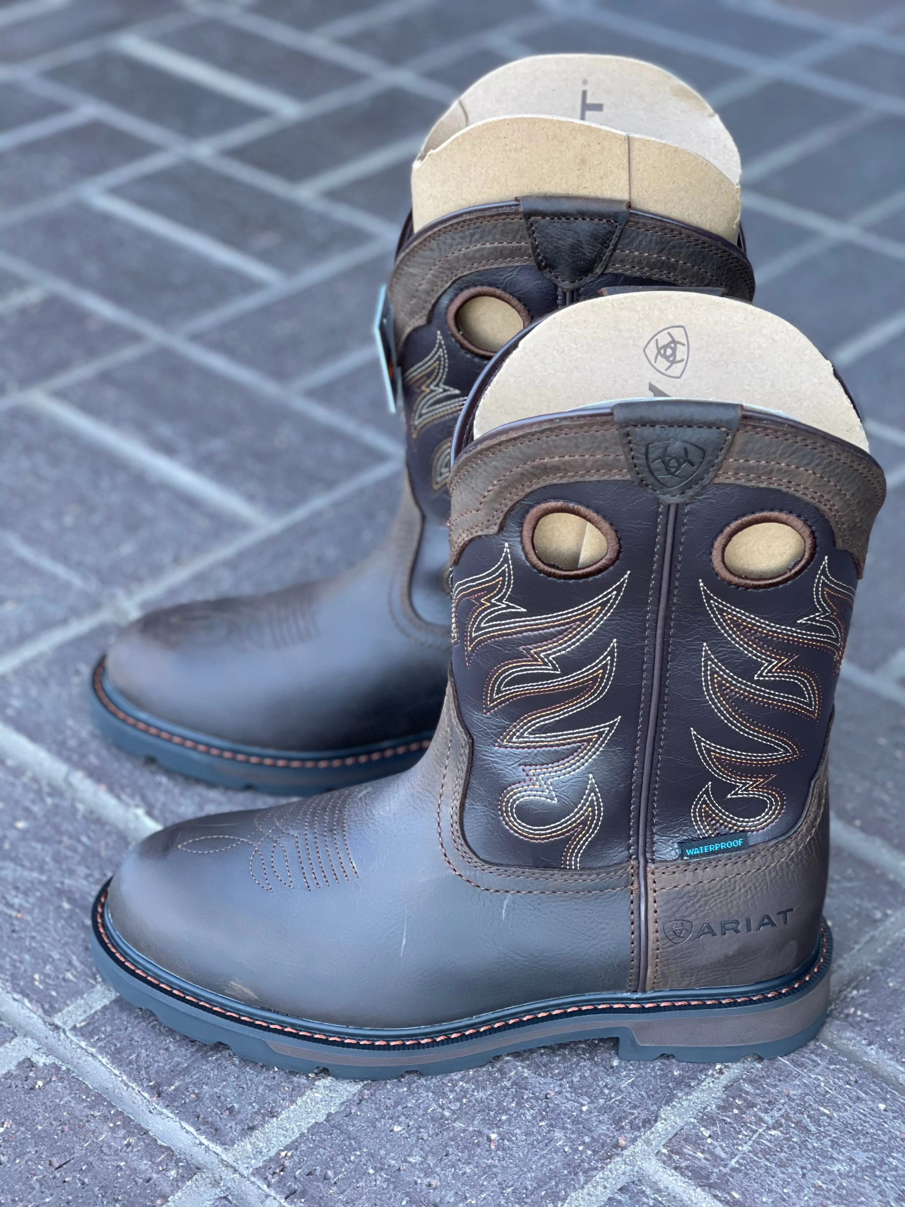 Ariat Groundwork Waterproof Round Toe Work Boot