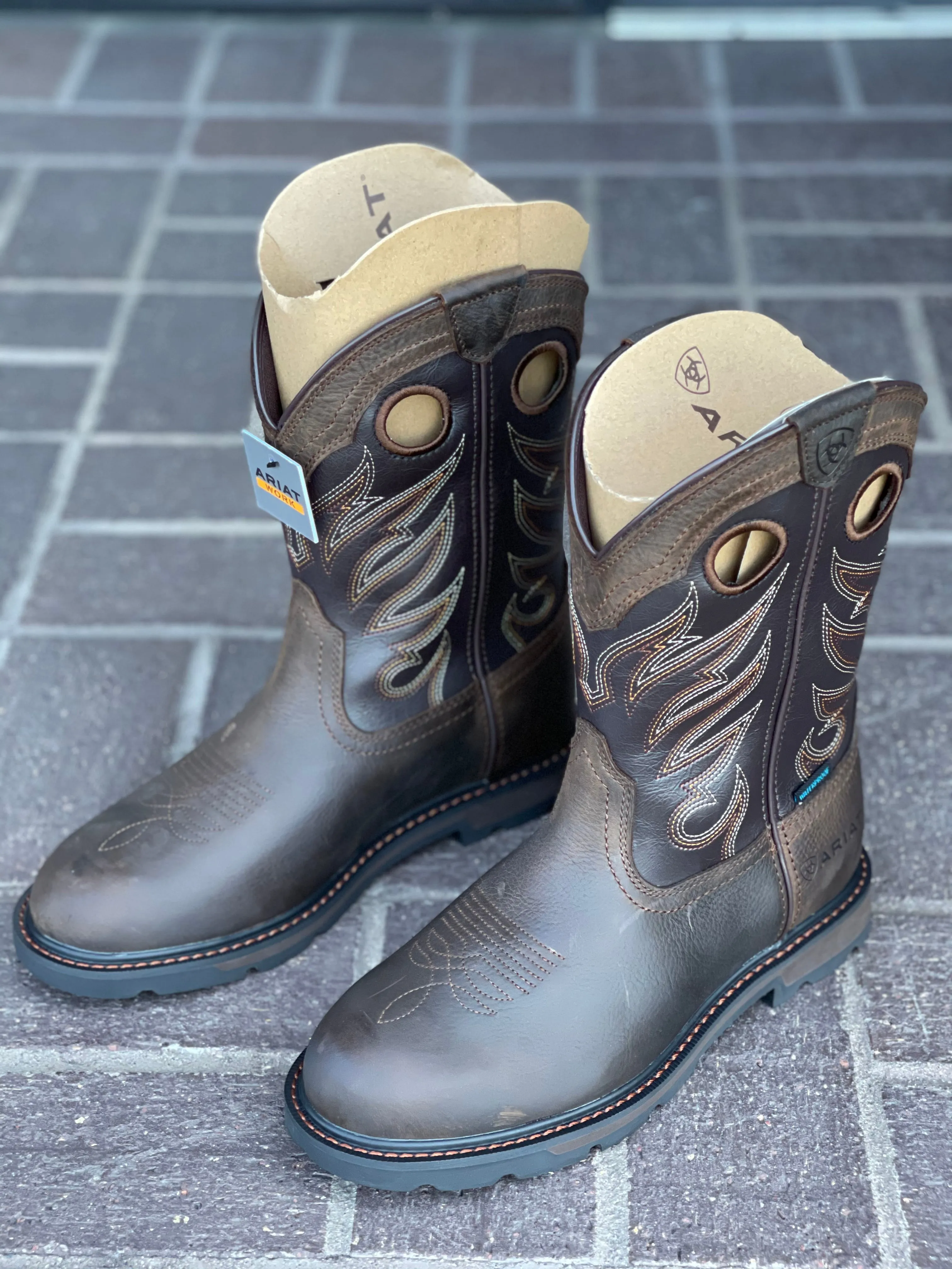 Ariat Groundwork Waterproof Round Toe Work Boot