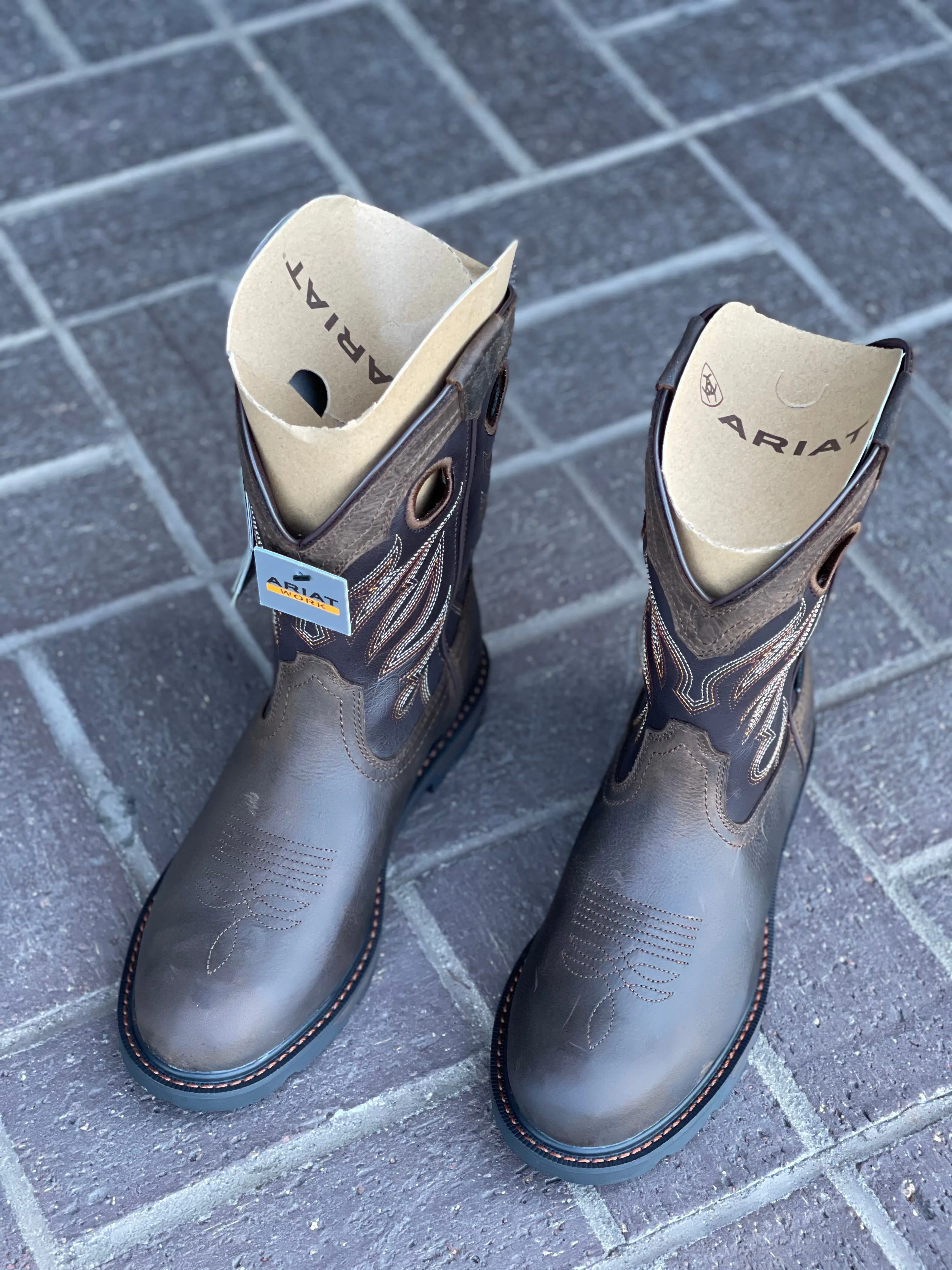 Ariat Groundwork Waterproof Round Toe Work Boot