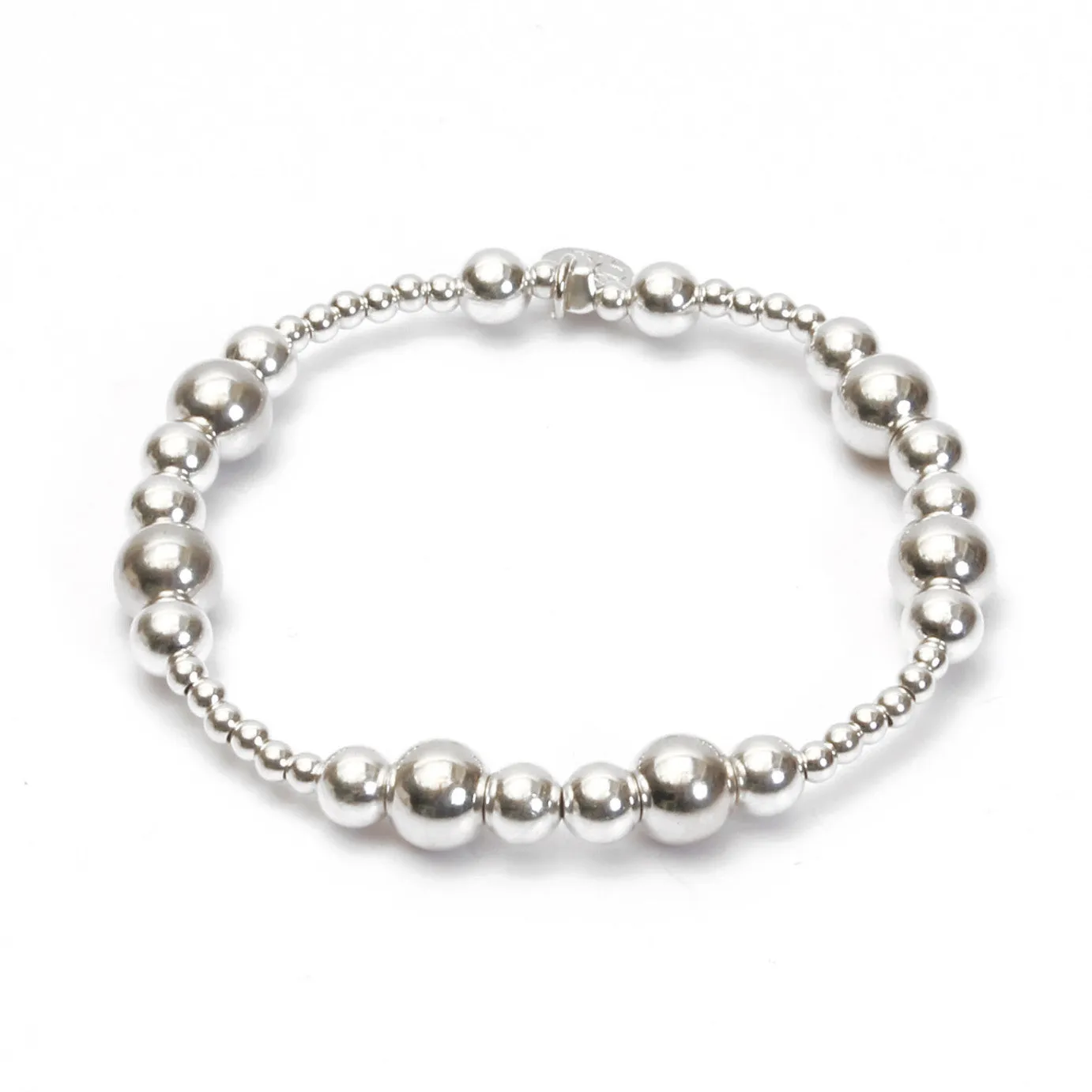 Bali Ball Bracelet in Sterling Silver