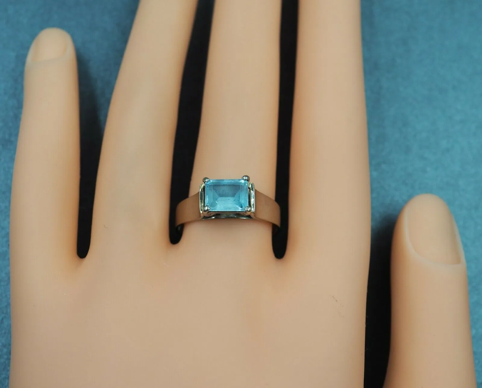 Blue Spinel 925 Sterling Silver Ring