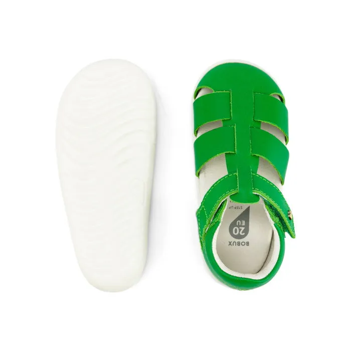 Bobux Step Up US Tidal Emerald Green Closed Toe Sandal 732508