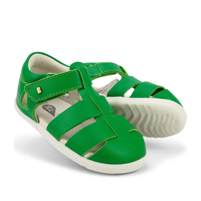 Bobux Step Up US Tidal Emerald Green Closed Toe Sandal 732508