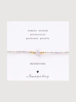 Bracelet Iris Card Moonstone | A Beautiful Story