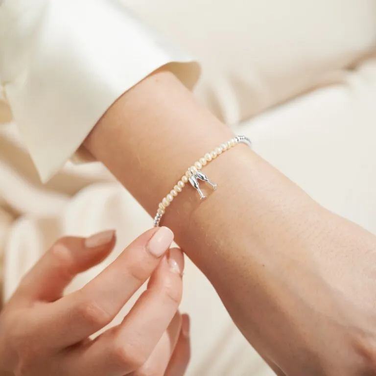 Bridal Pearl "Hooray For The Big Day" Bracelet