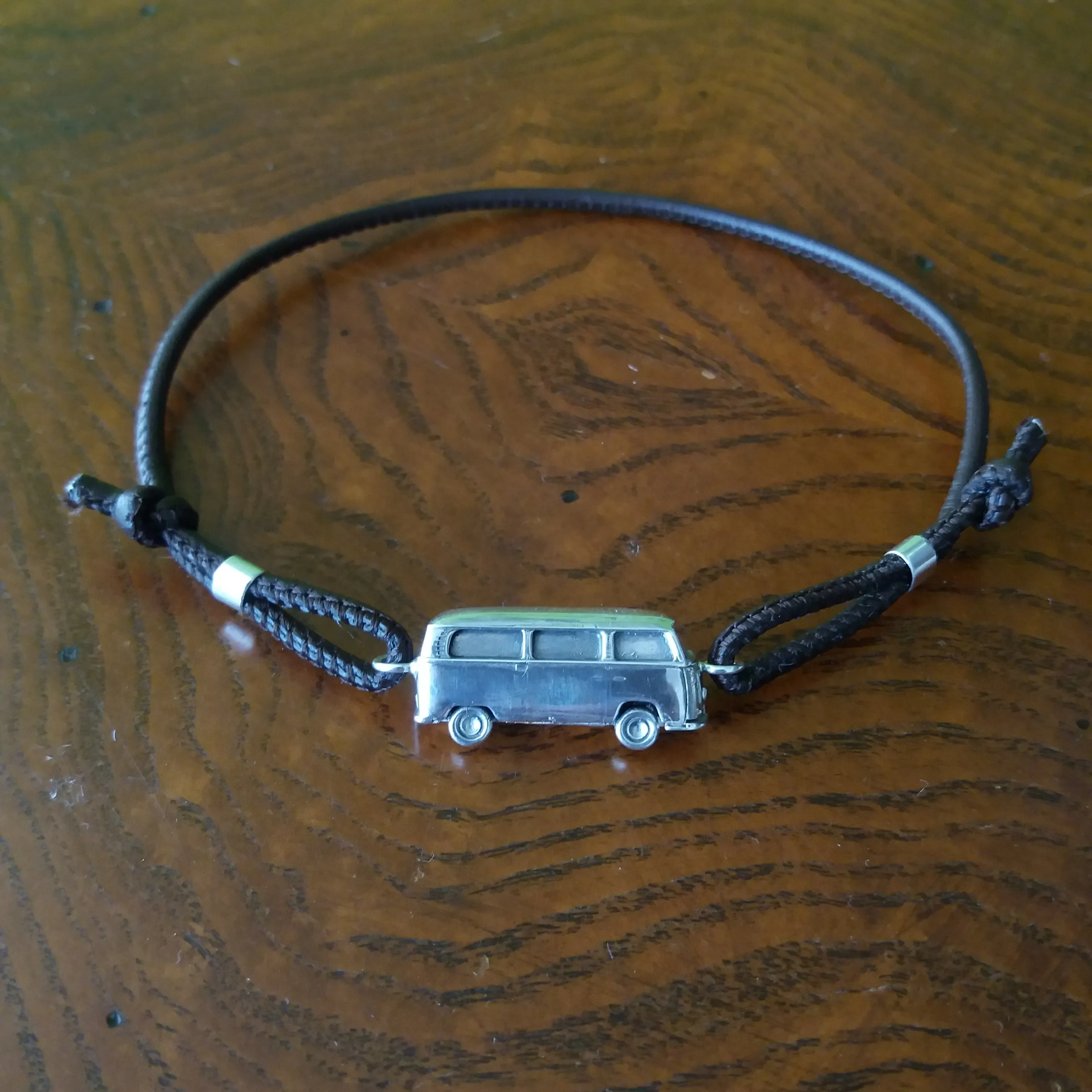 Car bracelet leather/cord band