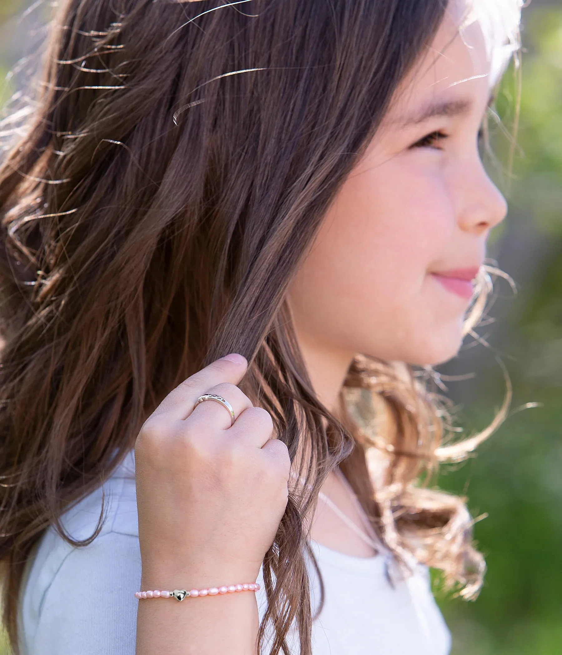 Cherished Moments - Sterling Silver Pearl Bracelet