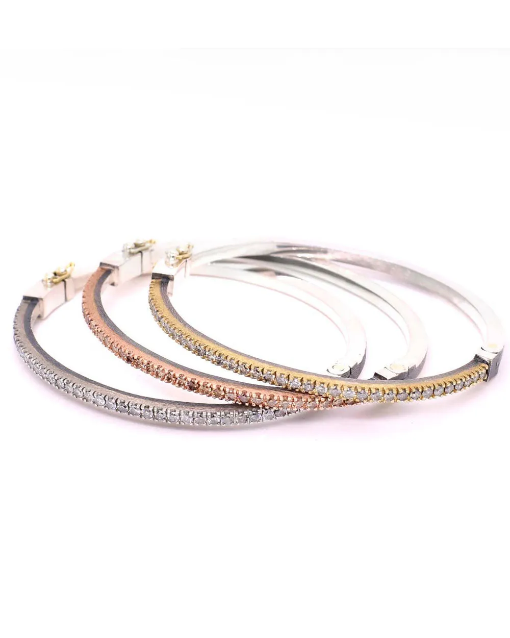 Chloe Rose Gold and Champagne Diamond Bracelet