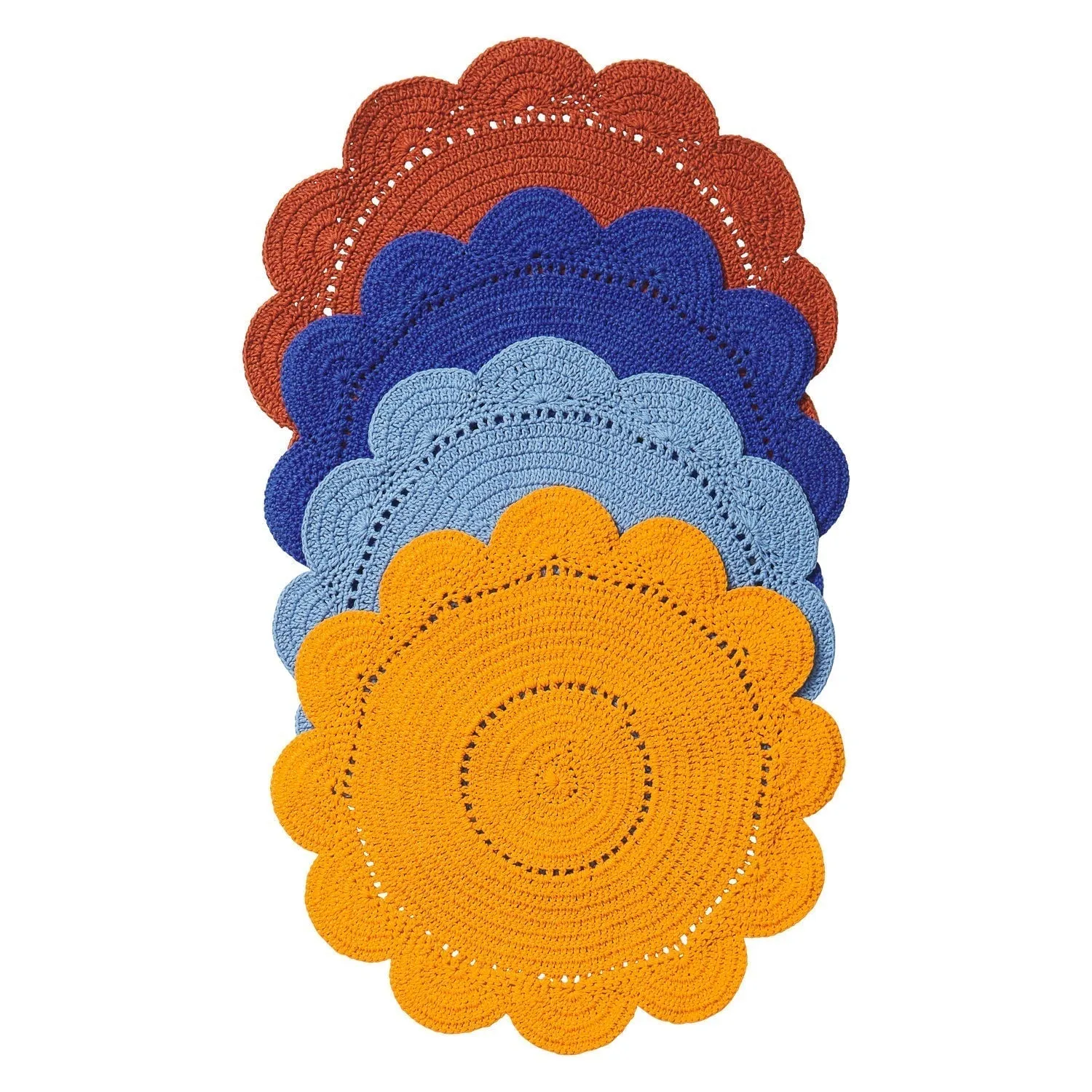 Chumo Crochet Placemat Set - Lapis