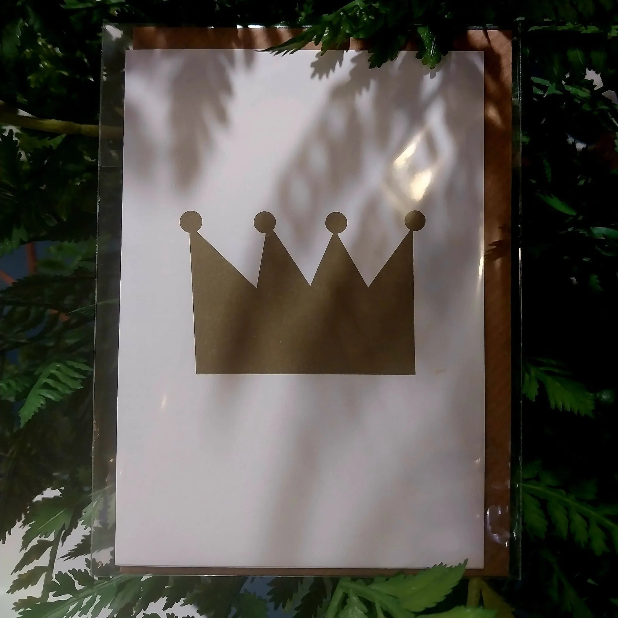 Crown Mini Greeting Card