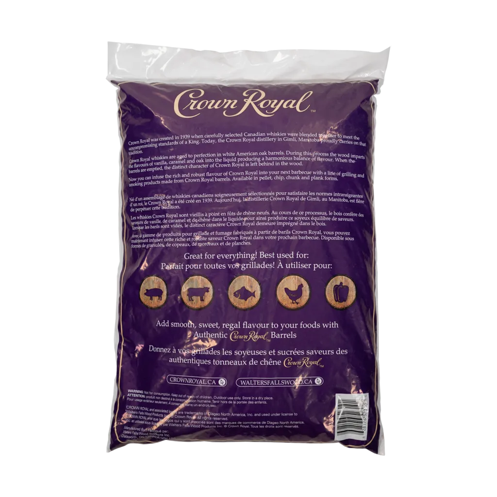 Crown Royal - Premium Whiskey Barrel Wood Pellets