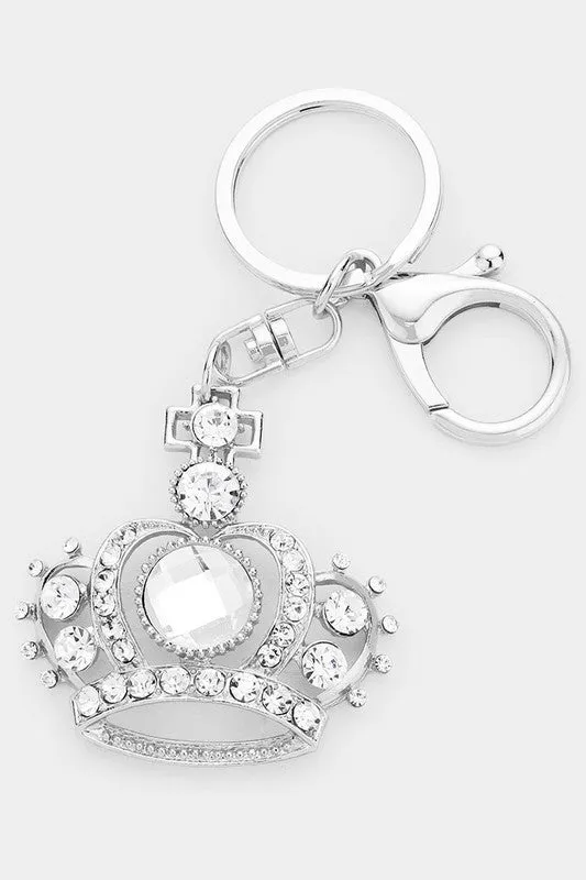 Crystal Crown Key Chain