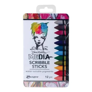 Dina Wakley Media Scribble Sticks 2 - 12 pack