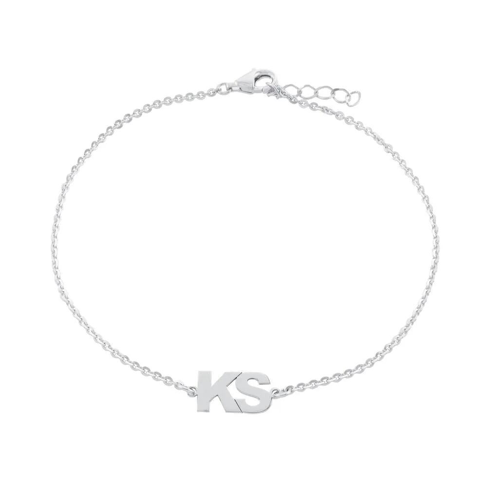 Double Initial Bracelet