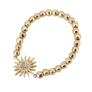 Envy Stretchy Star Bracelet Gold