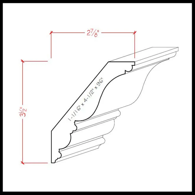 EWCR27 Crown Moulding Trim