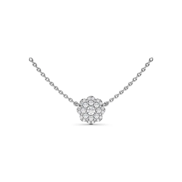 Floral Opulence Diamond Necklace