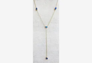 Four Opal Drop Necklace