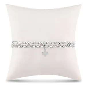 Full of Hope Sterling Stack - Signature Cross Sterling Charm