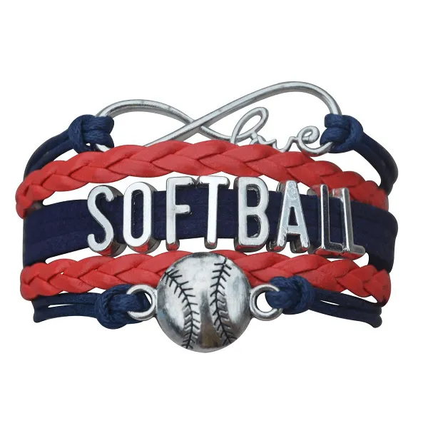 Girls Softball Bracelet - 21 Team Colors