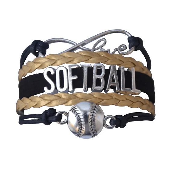 Girls Softball Bracelet - 21 Team Colors