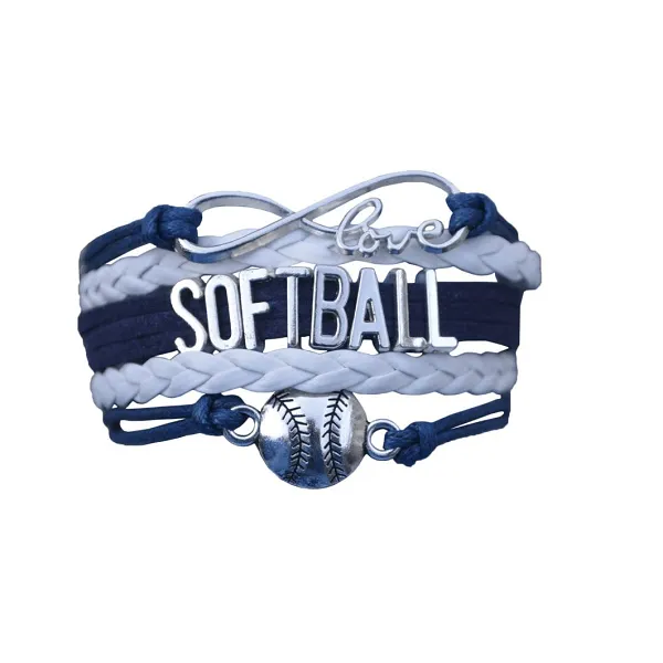 Girls Softball Bracelet - 21 Team Colors