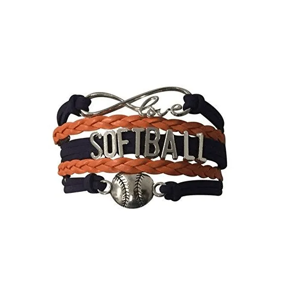 Girls Softball Bracelet - 21 Team Colors