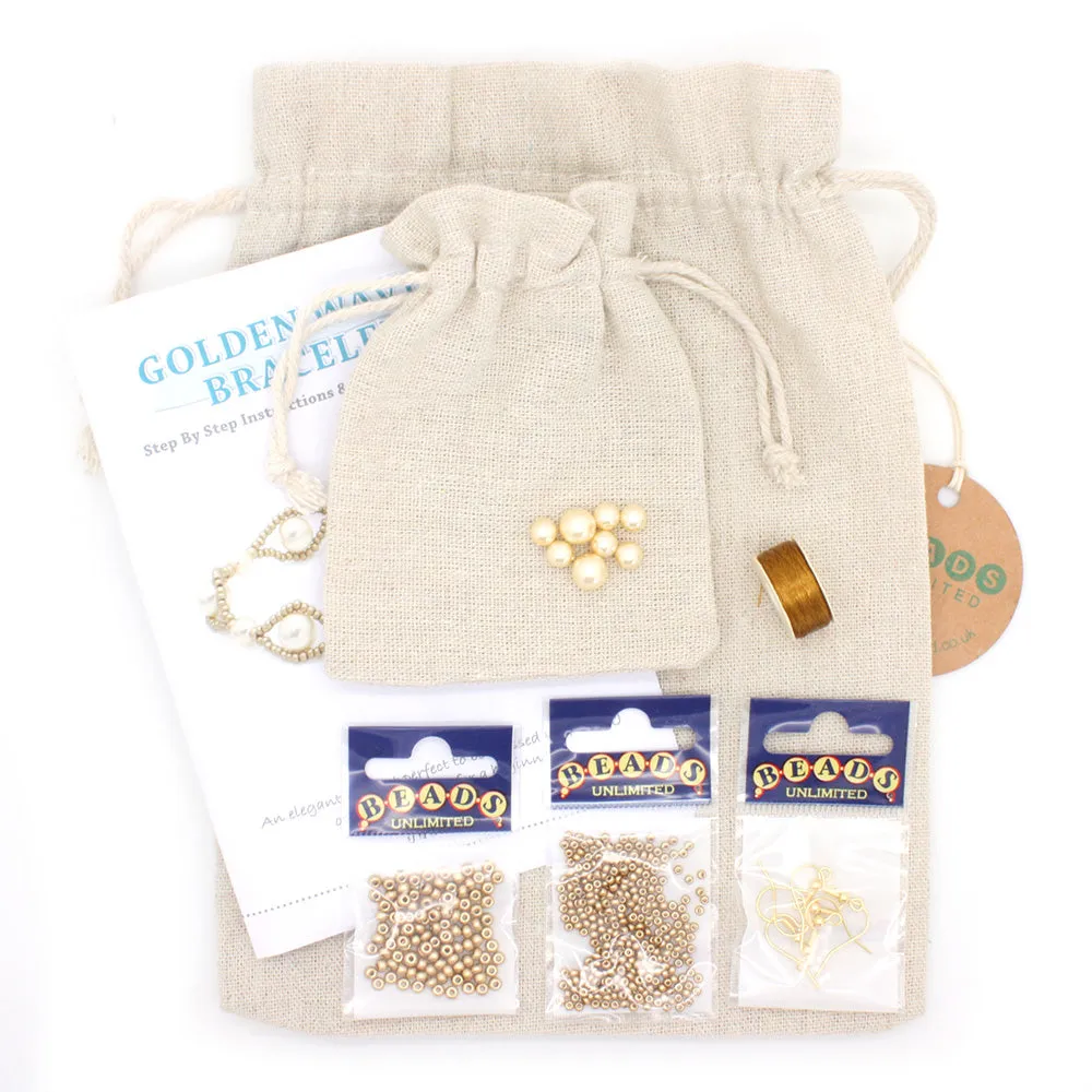 Golden Waves Bracelet Kit