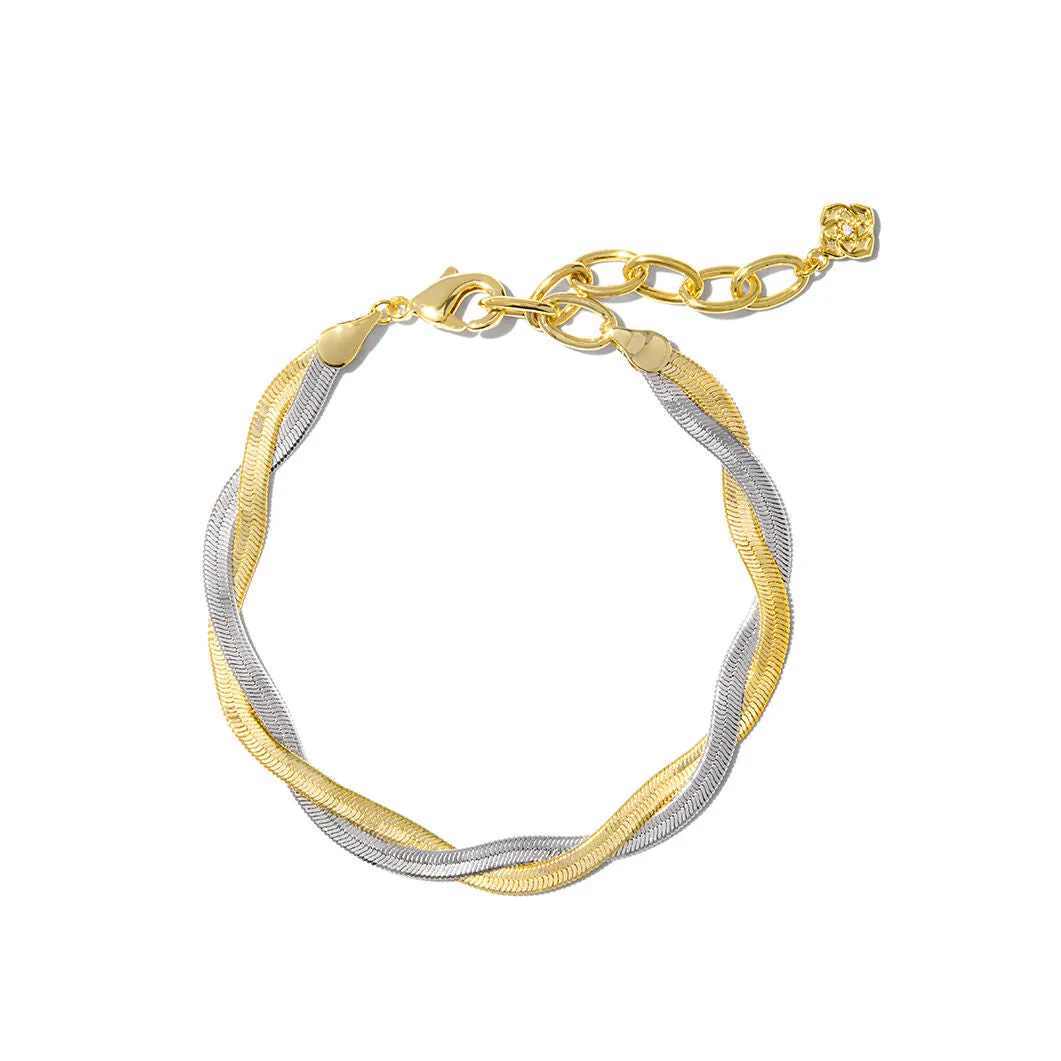 Hayden Chain Bracelet in Mixed Metal