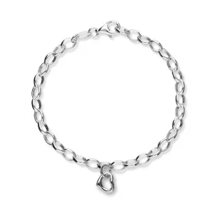 Hearts Silver Bracelet BL495