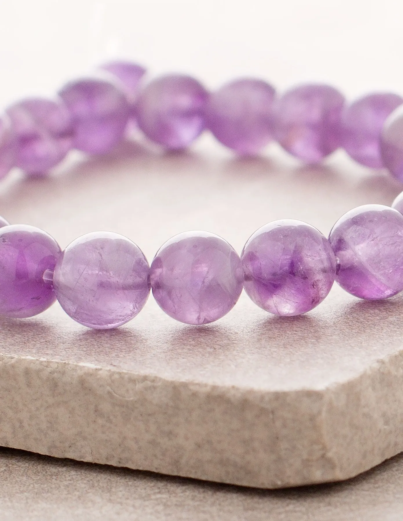 High-Energy Amethyst Wrist Mala