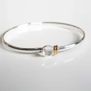 Horseback Silver Hook Bracelet