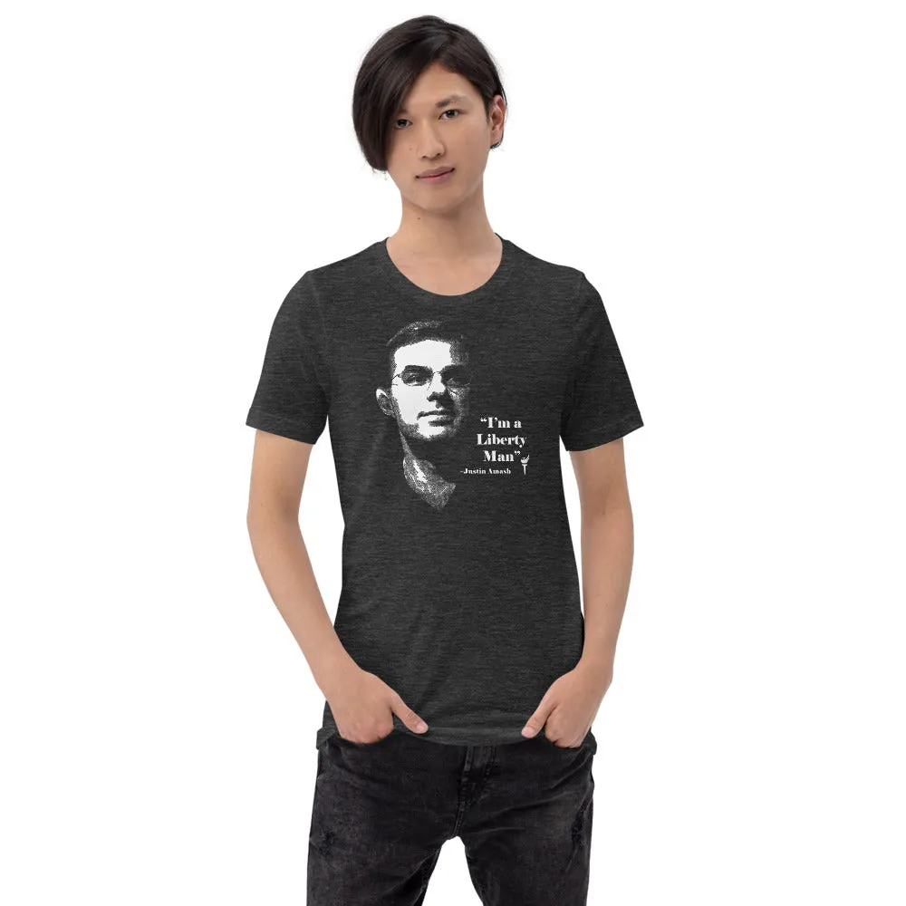 I'm a Liberty Man - Justin Amash Short-Sleeve Unisex T-Shirt