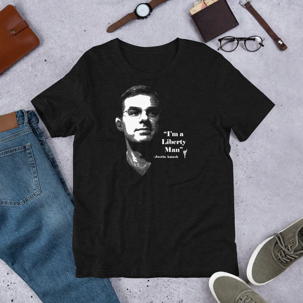 I'm a Liberty Man - Justin Amash Short-Sleeve Unisex T-Shirt