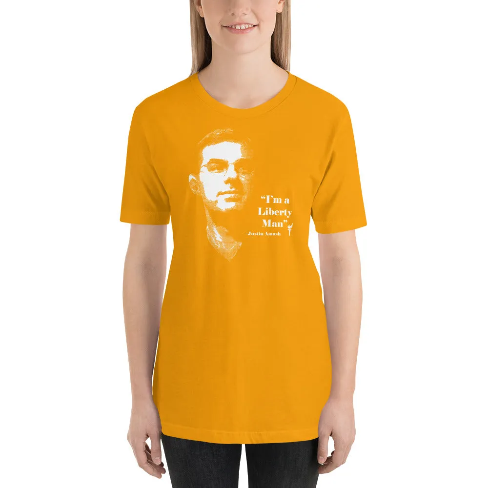 I'm a Liberty Man - Justin Amash Short-Sleeve Unisex T-Shirt