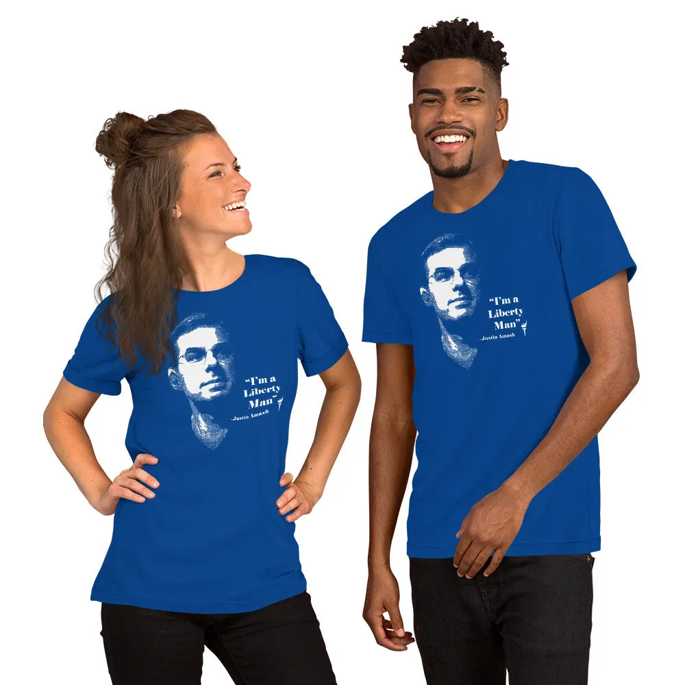 I'm a Liberty Man - Justin Amash Short-Sleeve Unisex T-Shirt