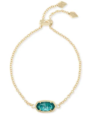 Kendra Scott  Elaina Delicate Chain Bracelet Gold London Blue