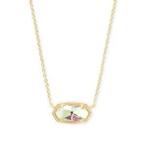 Kendra Scott Elisa Necklace in Gold with Dichroic Glass