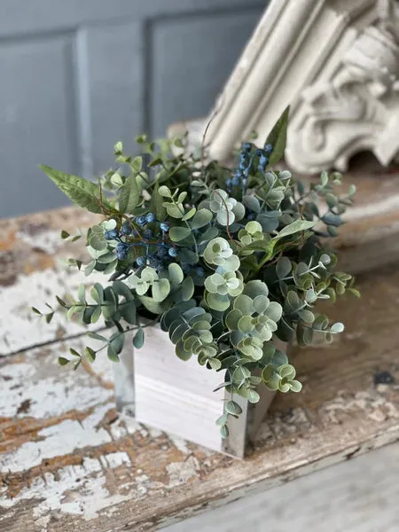 Lapis Hills Eucalyptus Centerpiece